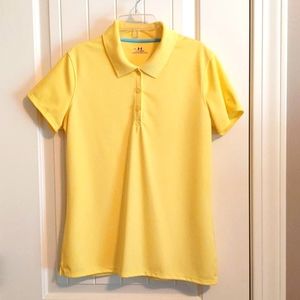 Under Armour Yellow Short Sleeve Polo